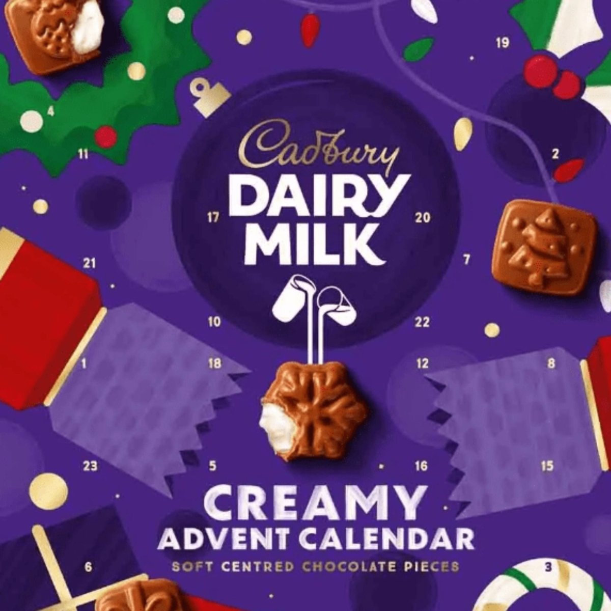 Cadbury Dairy Milk Creamy Advent Calendar - The Celtic Gift Store - Food