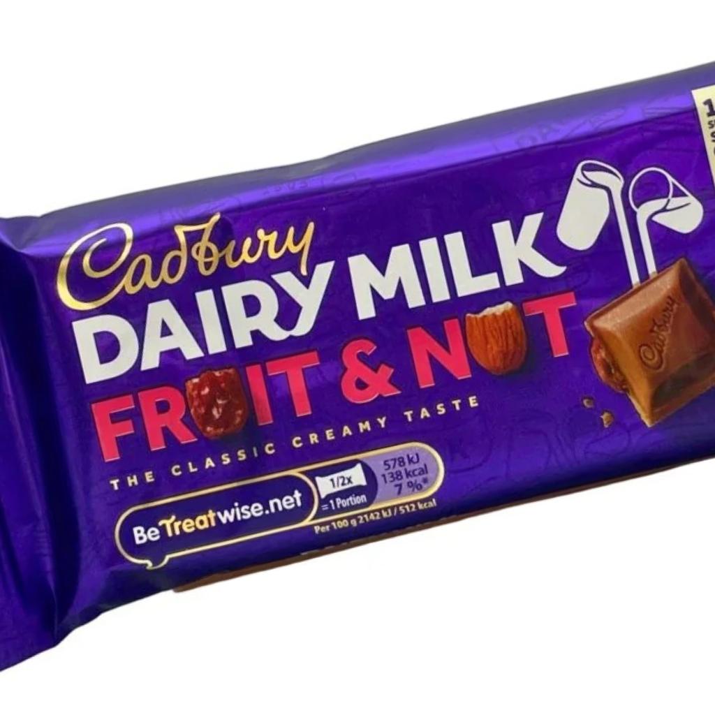 Cadbury Fruit and Nut- 54g