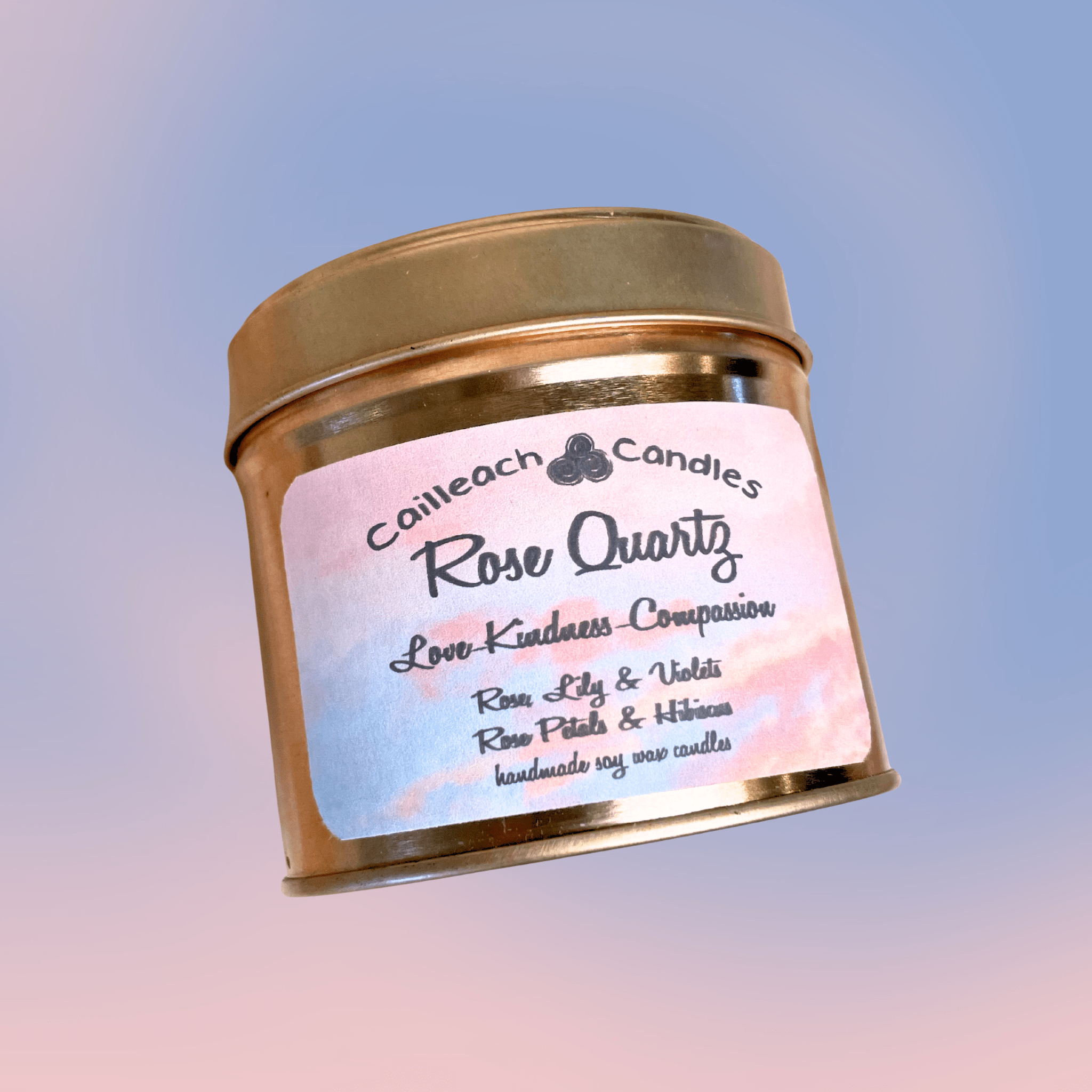 Cailleach Candles - Rose Quartz - The Celtic Gift Store - Candles, Wax Melts, Incense