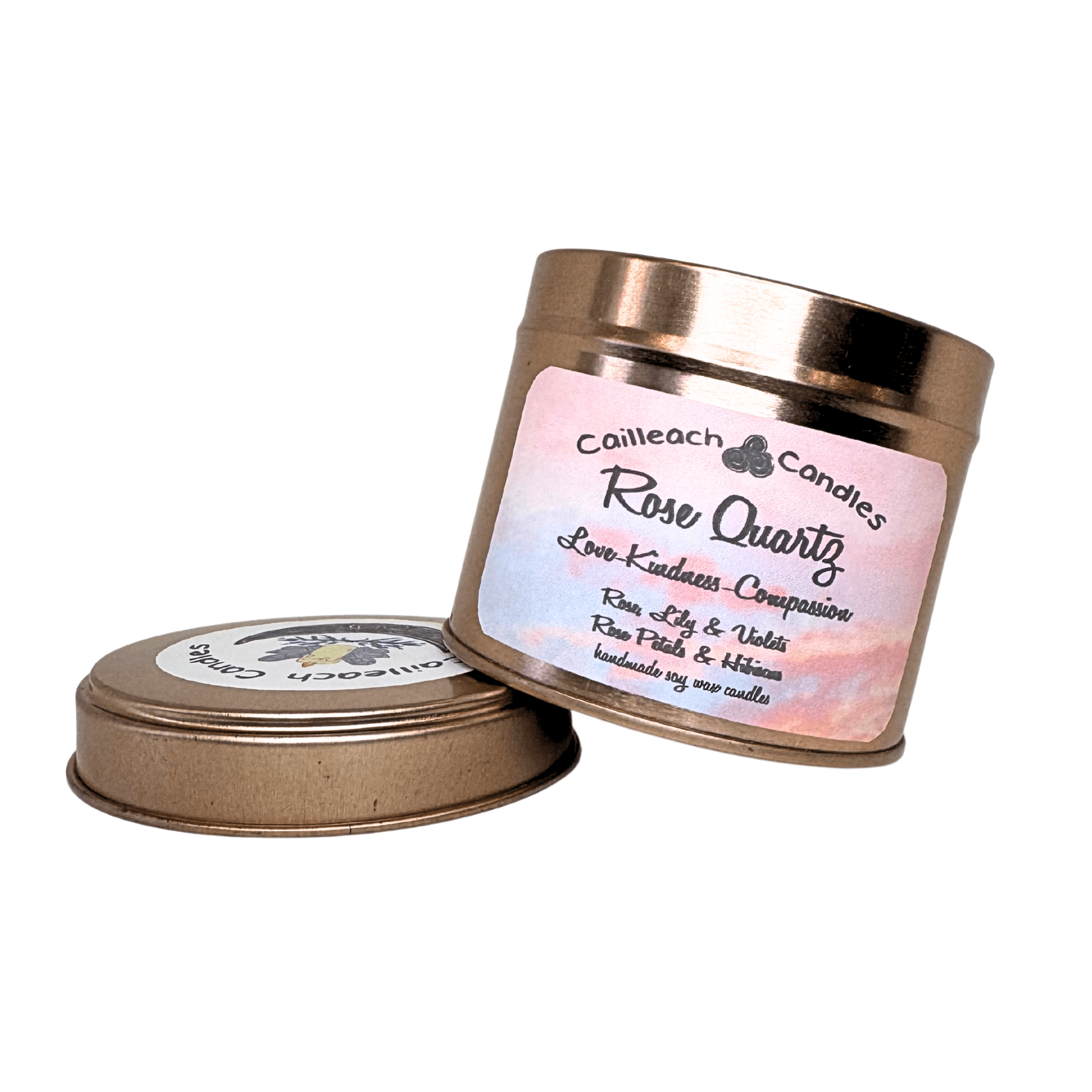 Cailleach Candles - Rose Quartz - The Celtic Gift Store - Candles, Wax Melts, Incense