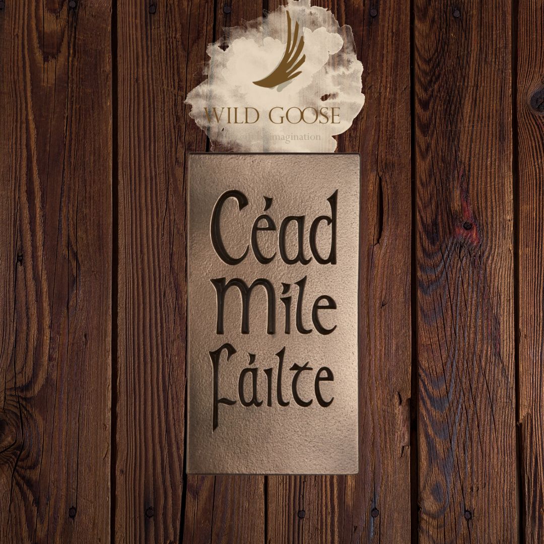 Céad Míle Fáilte Bronze Wall Plaque
