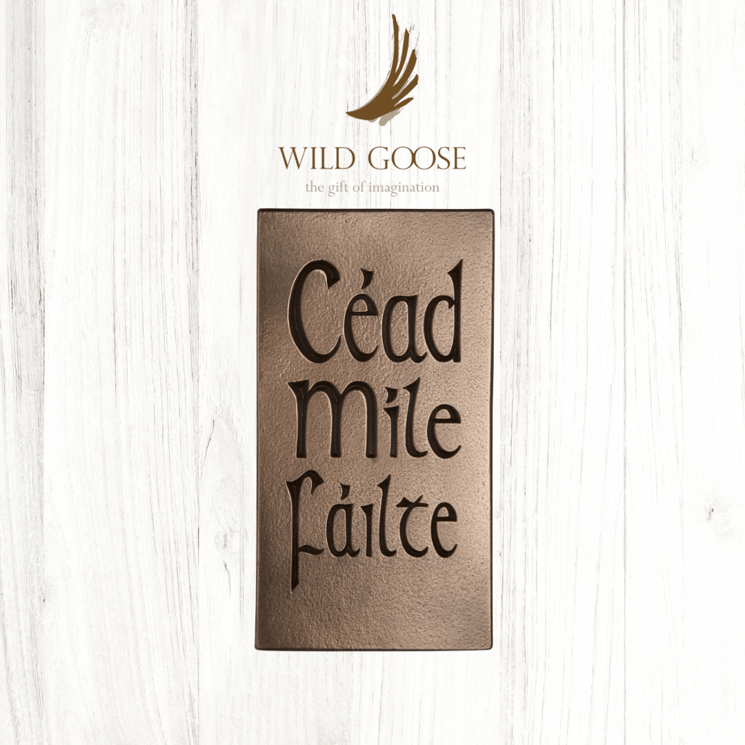 Céad Míle Fáilte Bronze Wall Plaque - The Celtic Gift Store - Decor