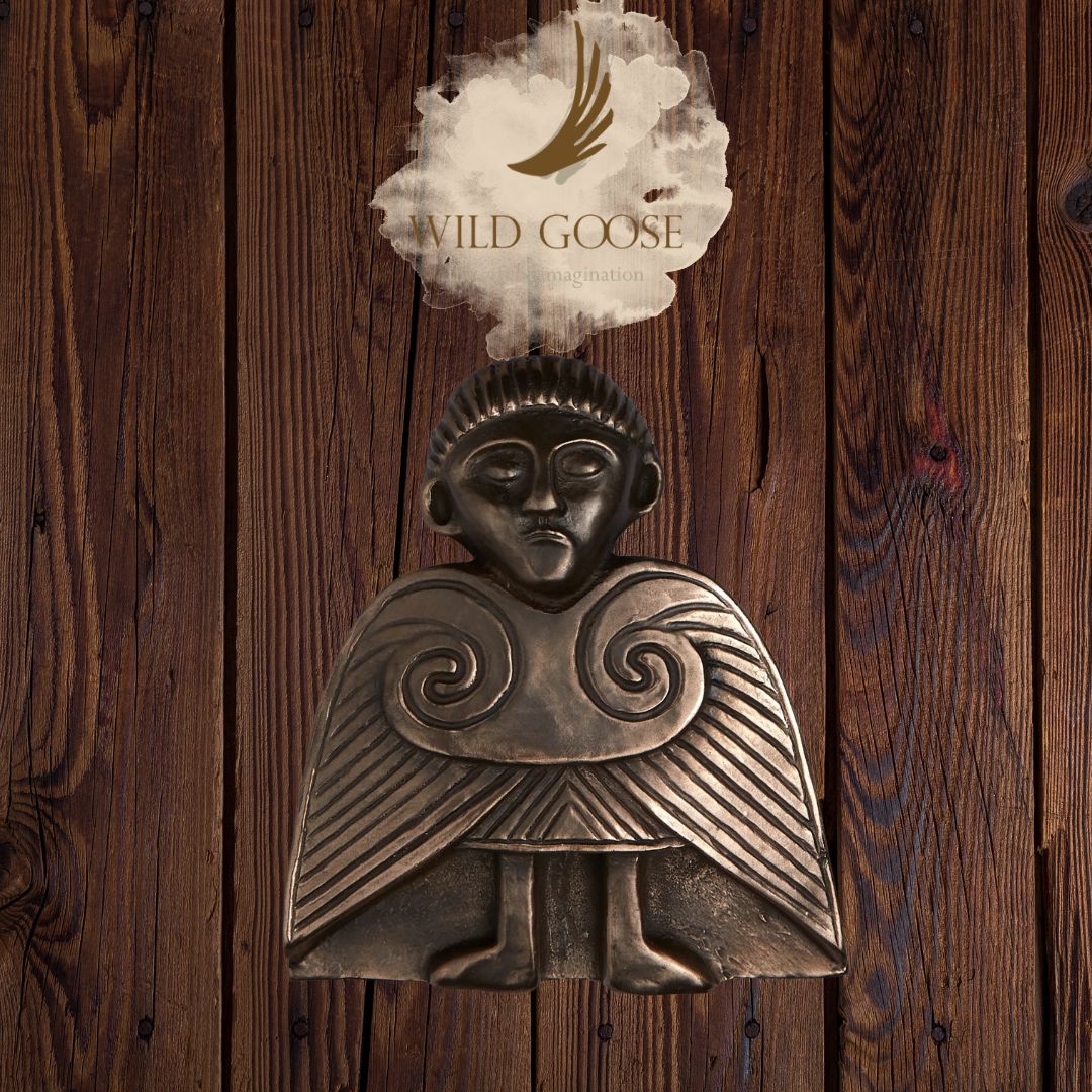 Celtic Angel Bronze Wall Plaque
