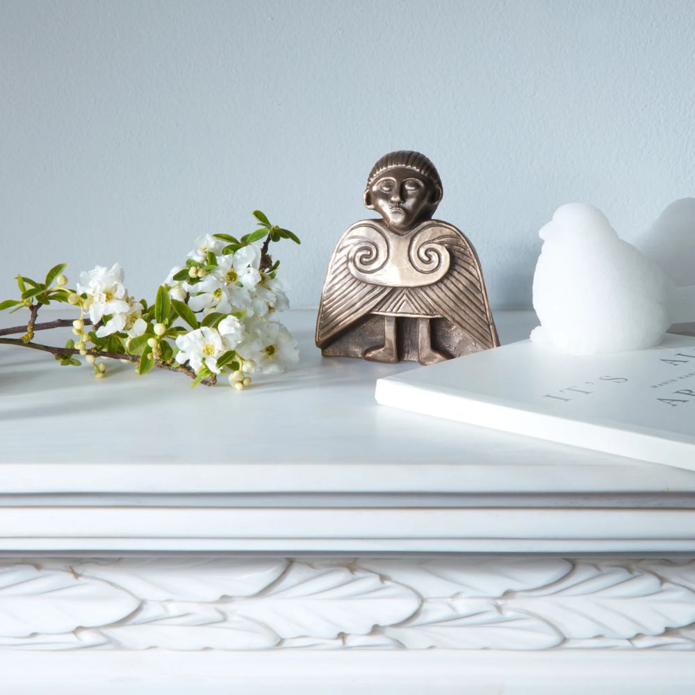 Celtic Angel Bronze Wall Plaque