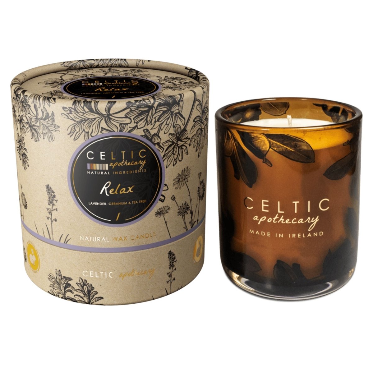 Celtic Apothecary Relax Candle - The Celtic Gift Store - Home