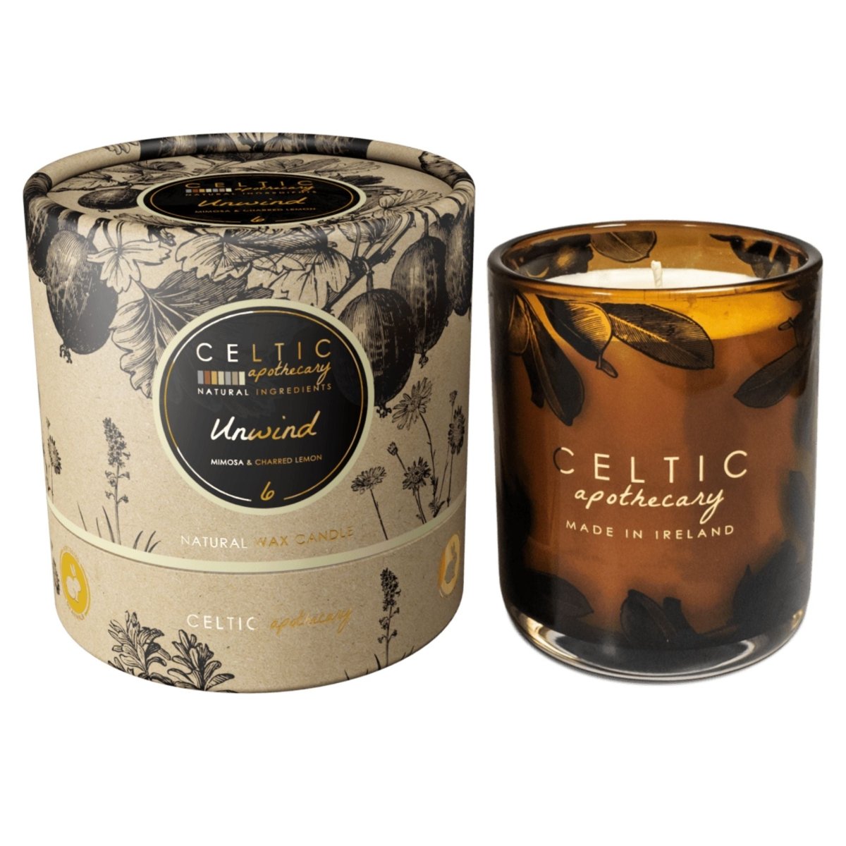 Celtic Apothecary Unwind Candle - The Celtic Gift Store - Home