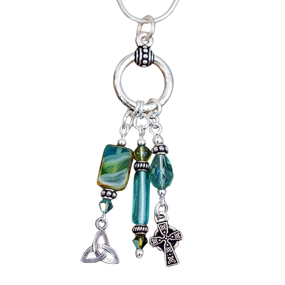 Celtic Cross Toggle Necklace