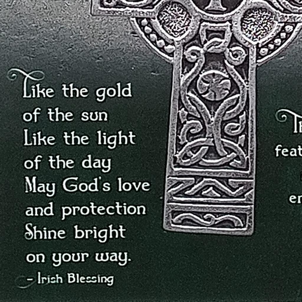 Celtic Cross Visor Clip