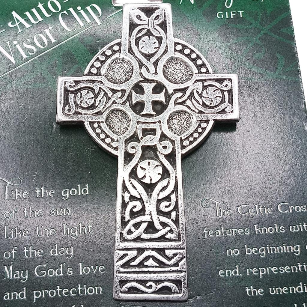 Celtic Cross Visor Clip