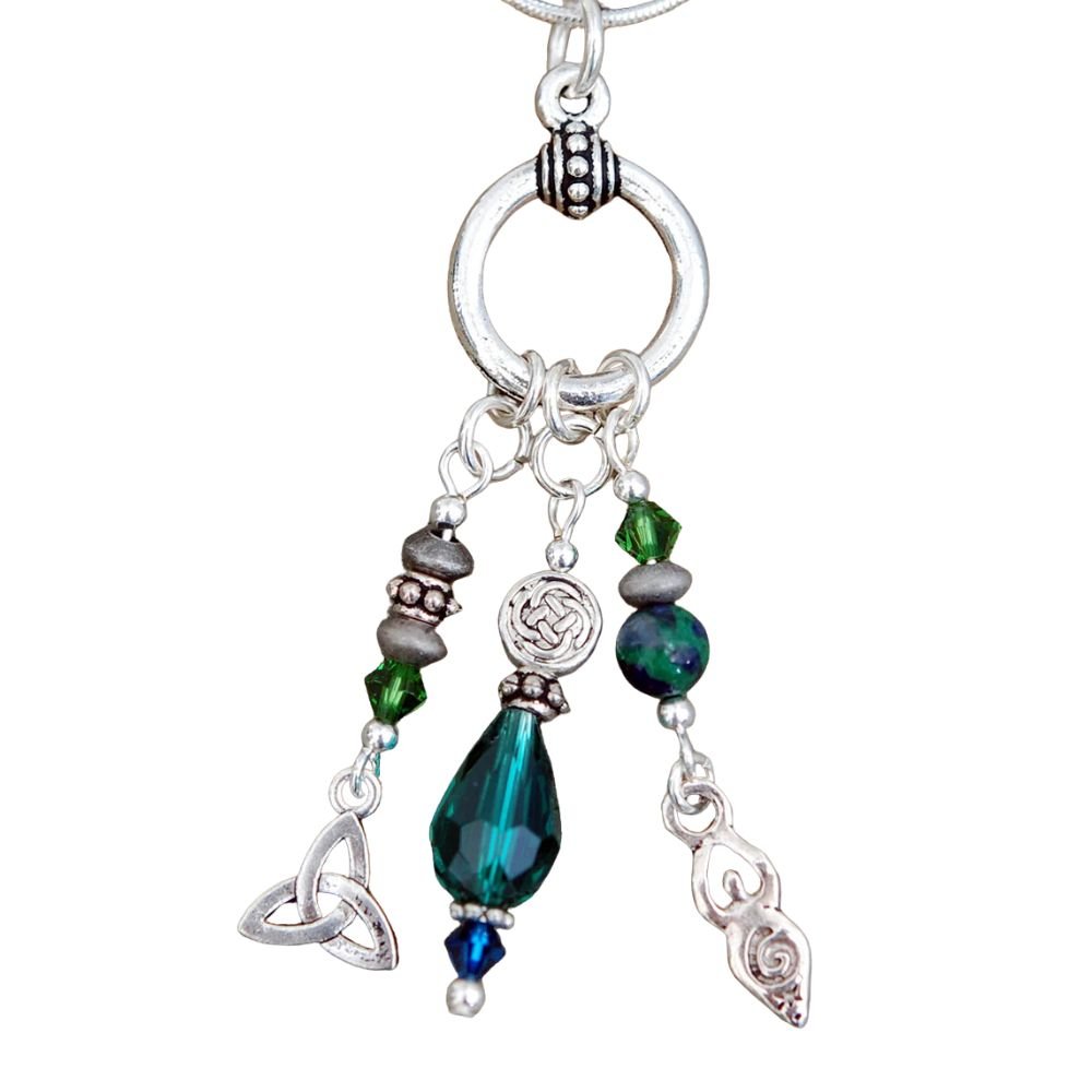 Celtic Goddess Toggle Necklace