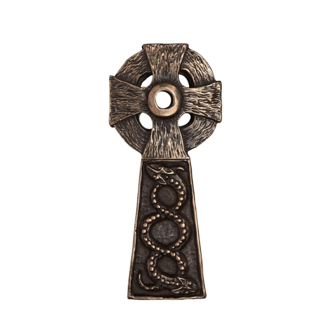 Celtic Healing Cross Bronze Wall Decor