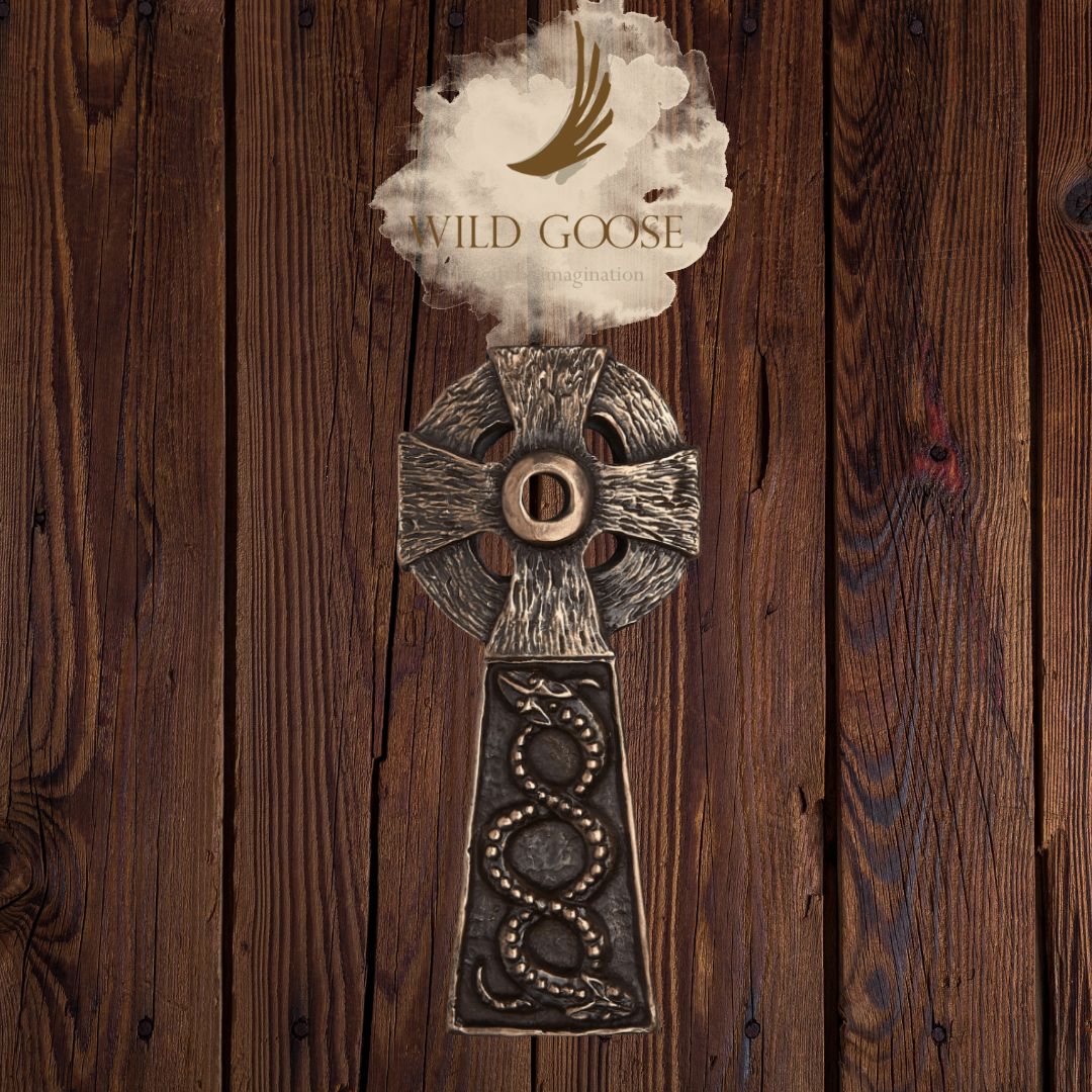 Celtic Healing Cross Bronze Wall Decor