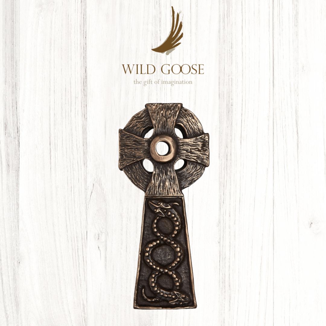 Celtic Healing Cross Bronze Wall Decor