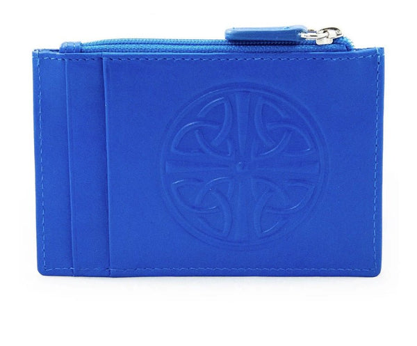 Celtic Knot Leather Wallet - Colbalt - The Celtic Gift Store - Wallets