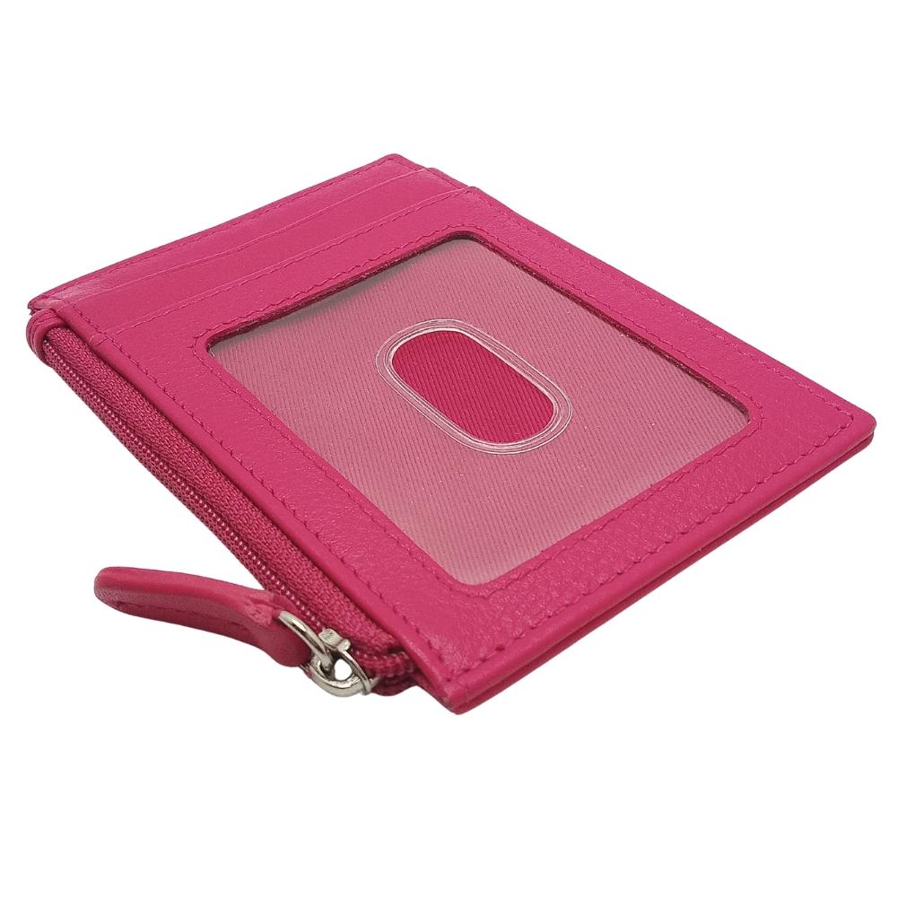 Celtic Knot Leather Wallet - Hot Pink