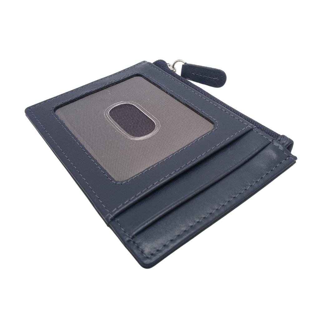 Celtic Knot Leather Wallet - Navy