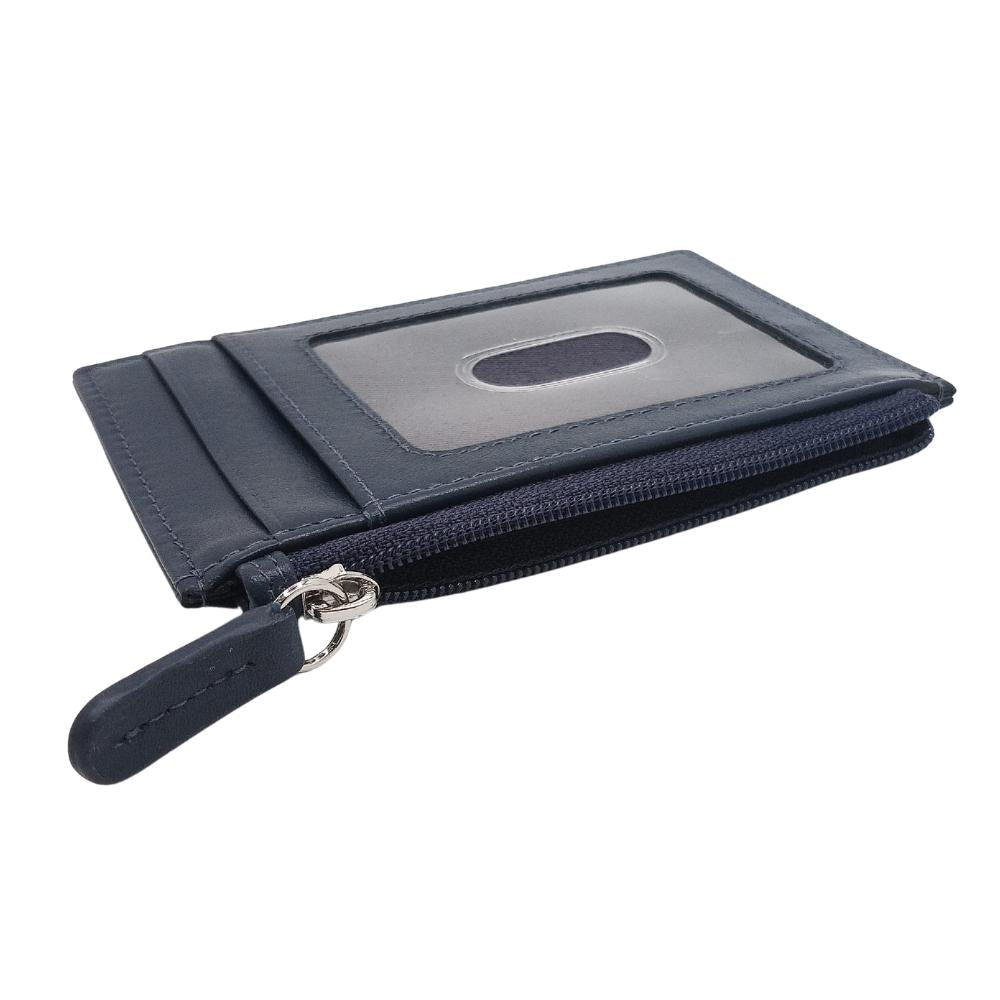 Celtic Knot Leather Wallet - Navy