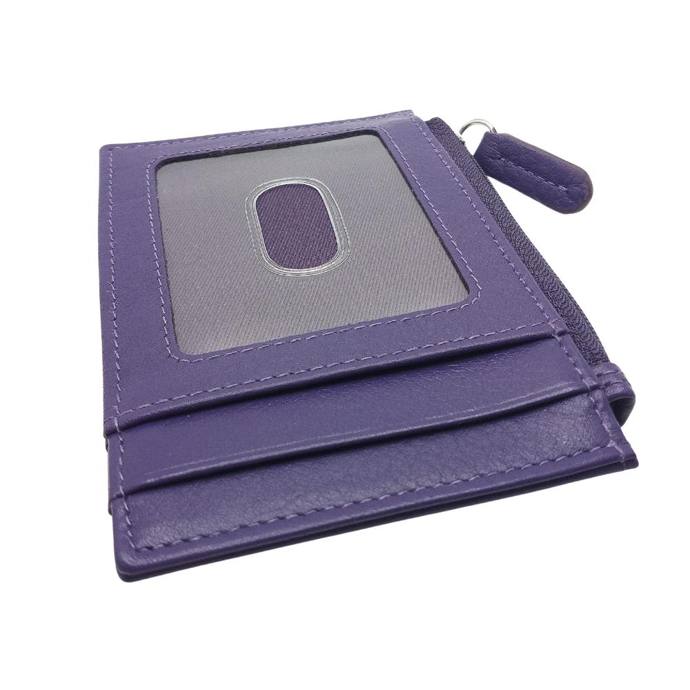 Celtic Knot Leather Wallet - Purple