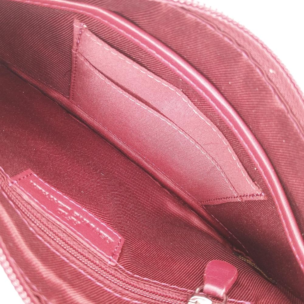 Celtic Knot Leather Wristlet- Merlot