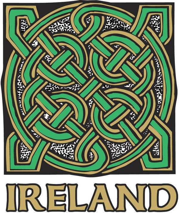 Celtic Knot Square Sticker - The Celtic Gift Store - Gift