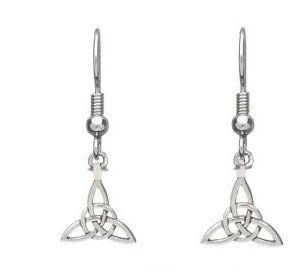 Celtic Legends Pewter Celtic Trinity Knotwork Earrings - The Celtic Gift Store - Earrings
