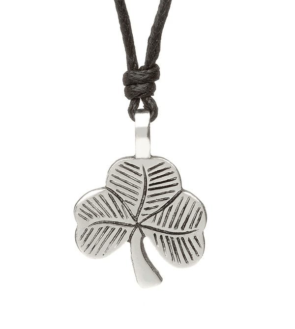 Celtic Legends Pewter Shamrock Necklace - The Celtic Gift Store - Necklaces