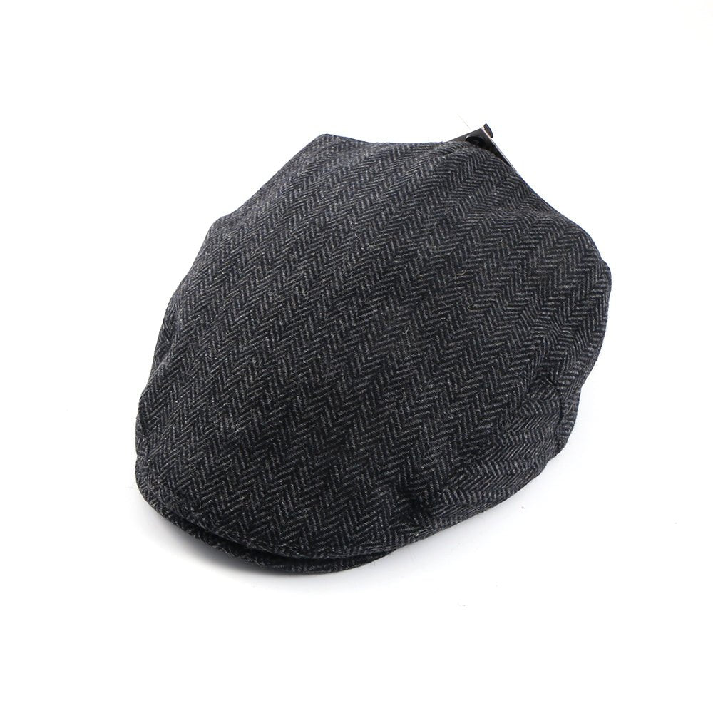 Celtic Ore Tweed Flat Cap - Grey Herringbone - The Celtic Gift Store - Hats