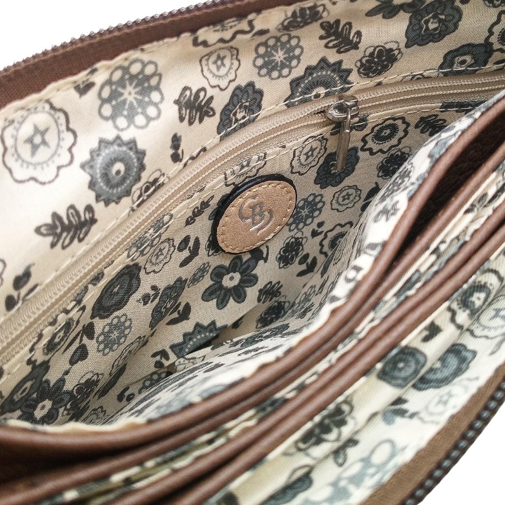 Celtic Trinity Knot Cell Phone Pocket Bag- Mocha