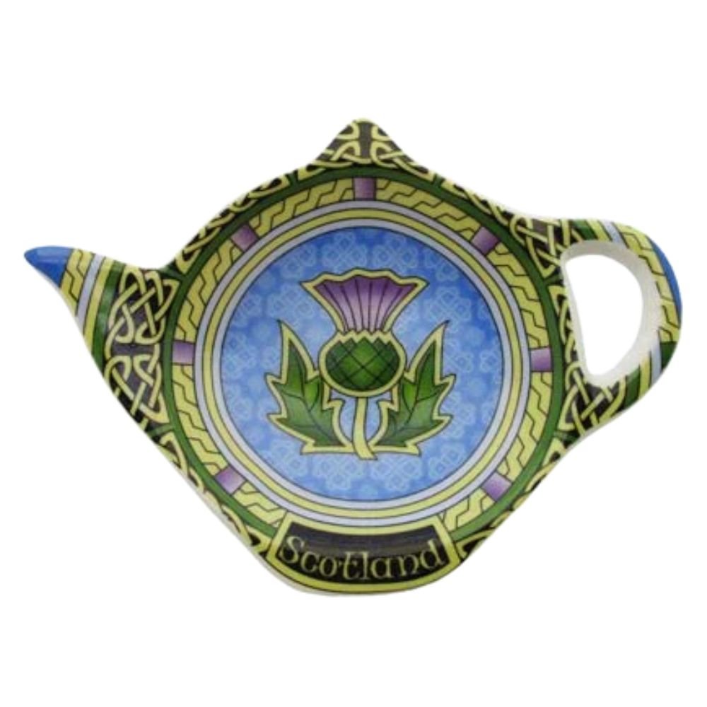 Celtic Window Scottish Thistle Tea Bag Holder - The Celtic Gift Store - Kitchenware
