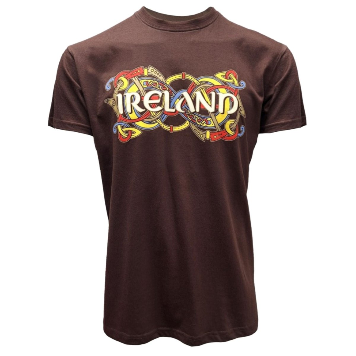 Chocolate 'Celtic Band' Ireland T-Shirt - The Celtic Gift Store - Clothing