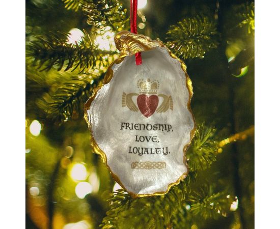 Claddagh Oyster Ornament