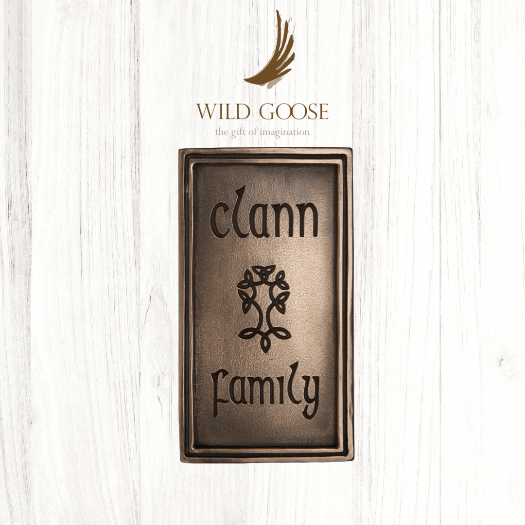 Clann Family Bronze Wall Plaque - The Celtic Gift Store - Decor