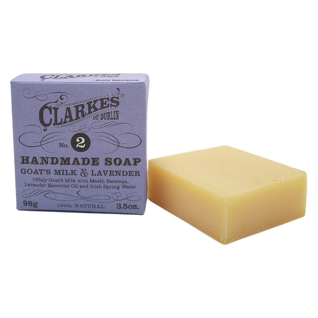 Clarkes Goat's Milk & Lavender Handmade Soap No. 2 by Clarkes of Dublin Artisan - Beauty and Wellness