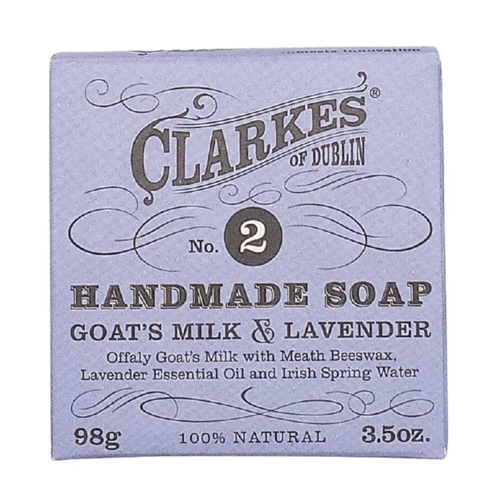 Clarkes Goat's Milk & Lavender Handmade Soap No. 2 by Clarkes of Dublin Artisan - Beauty and Wellness