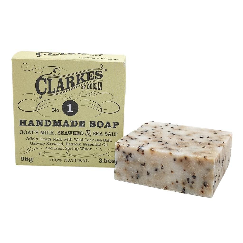 Clarkes Goat's Milk, Seaweed & Sea Salt Handmade Soap No. 1 by Clarkes of Dublin Artisan - Beauty and Wellness