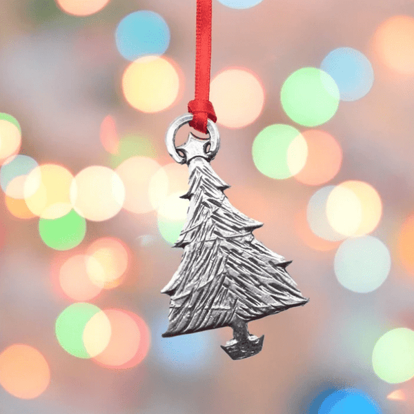 Classic Christmas Decoration in Pewter - Tree - The Celtic Gift Store - Holiday