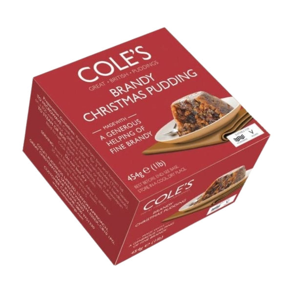 Cole's Brandy Christmas Pudding - 454g - The Celtic Gift Store - Food