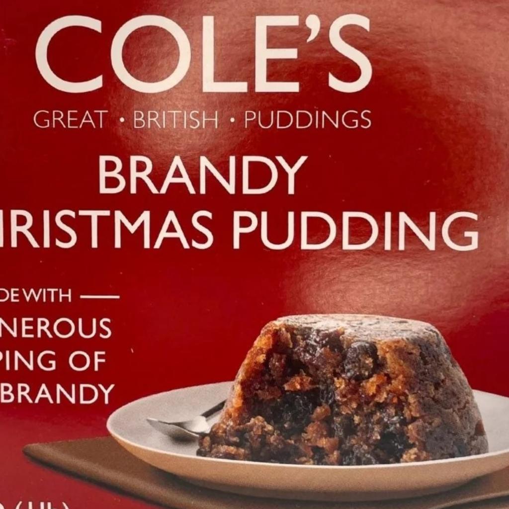 Cole's Brandy Christmas Pudding- 454g