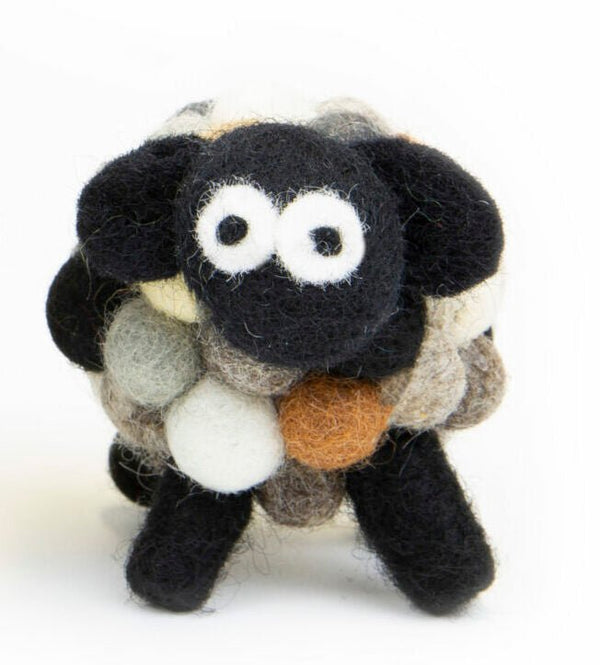Collectible Felt Sheep - Natural (Small) - The Celtic Gift Store - Decor