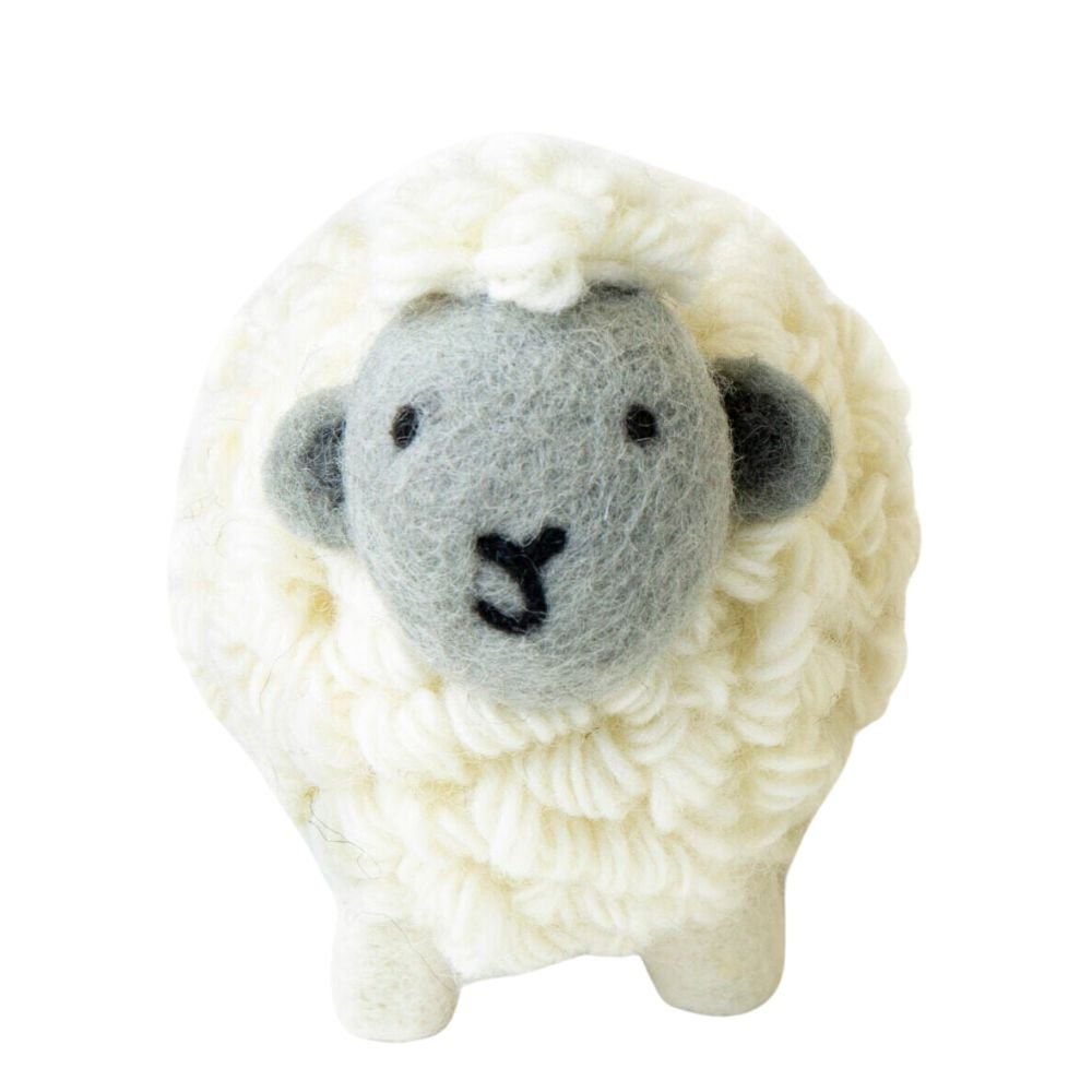 Collectible Knitted Sheep - Grey Face (Large) - The Celtic Gift Store - Decor