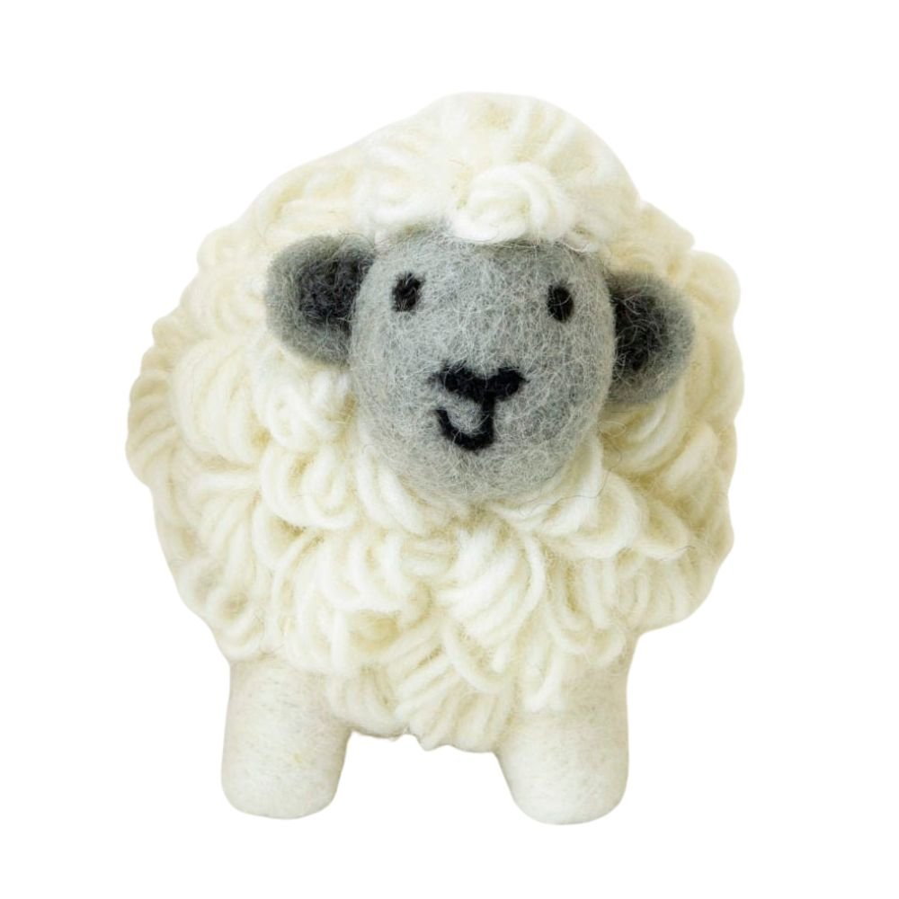 Collectible Knitted Sheep - Grey Face (Medium) - The Celtic Gift Store - Decor