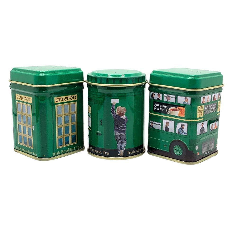 Connemara Kitchen Model Design Set of 3 Tea Tins - The Celtic Gift Store - Food - Teas
