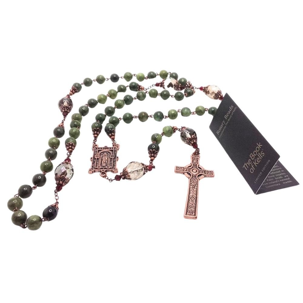 Connemara Marble Book Of Kells Rosary
