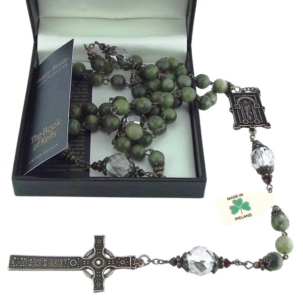 Connemara Marble Book Of Kells Rosary