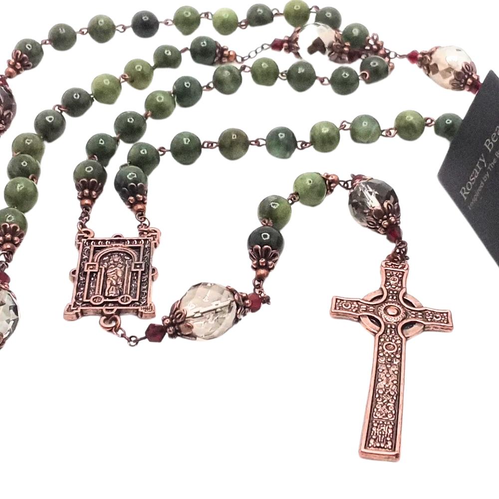 Connemara Marble Book Of Kells Rosary