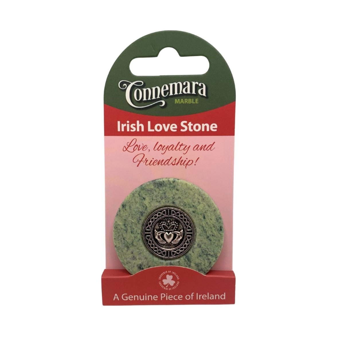 Connemara Marble Claddagh Love Stone - The Celtic Gift Store - Gifts