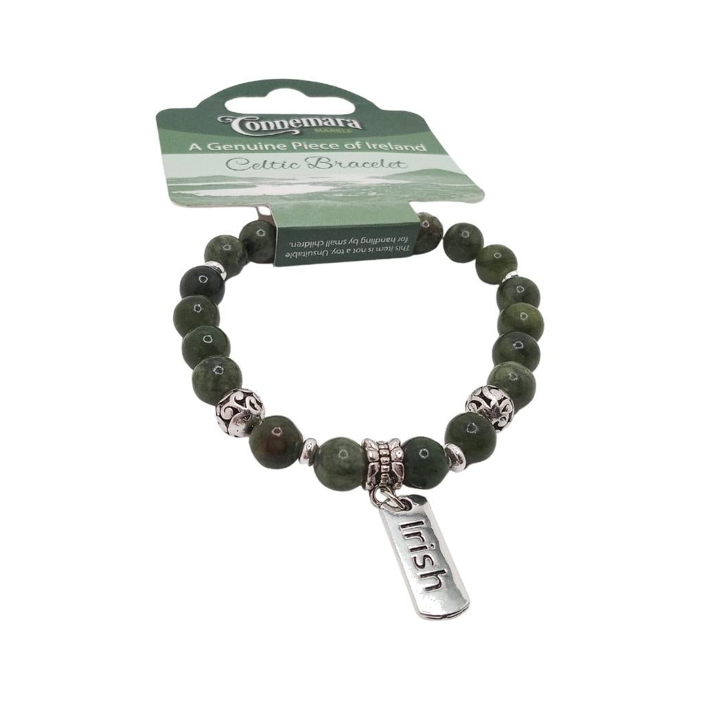 Connemara Marble Irish Message Bracelet by Connemara - Bracelets