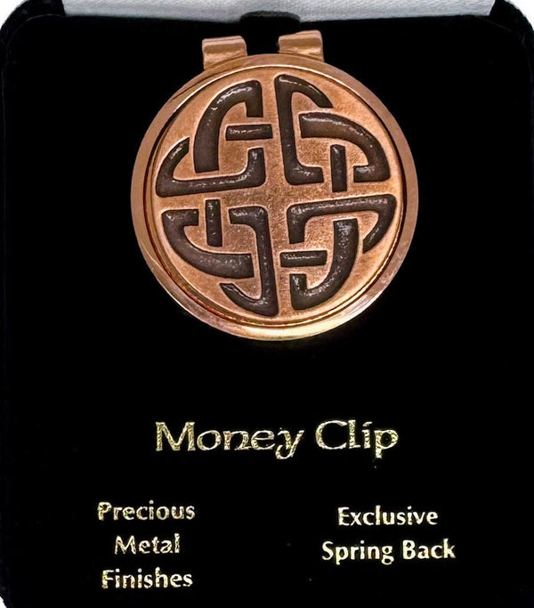 Copper Celtic Knot Money Clip - The Celtic Gift Store - Apparel & Accessories