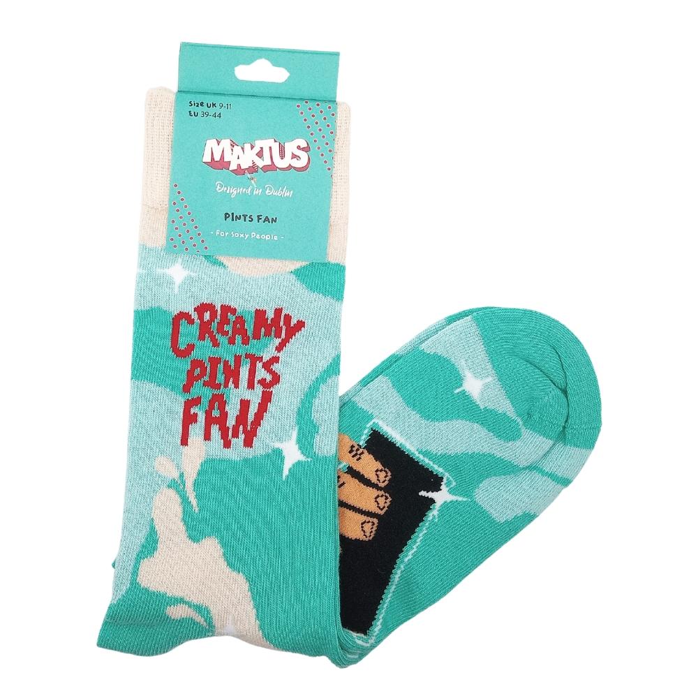 Creamy Pints Fan Socks