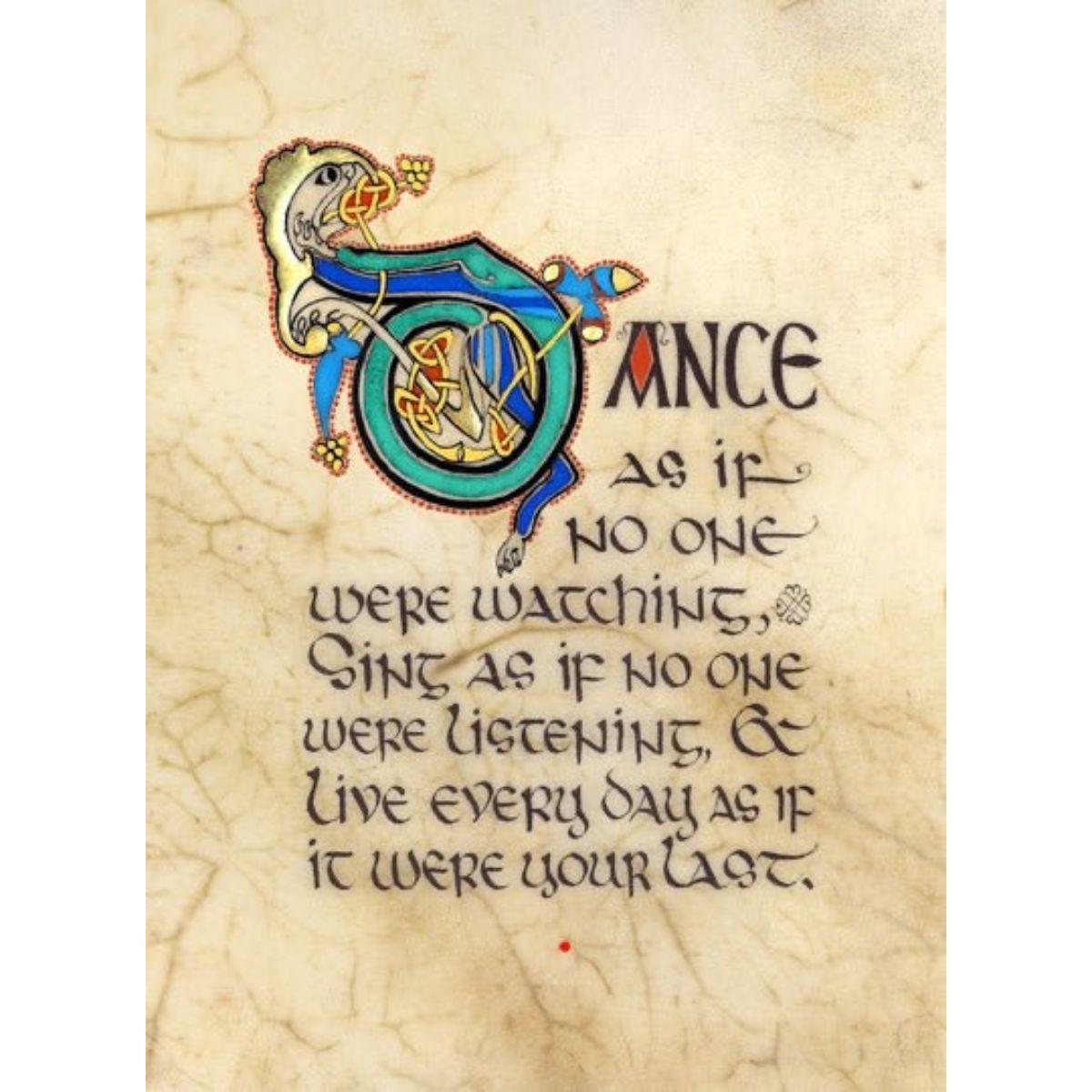 Dance As If No One Were Watching 8x10 Matted Print